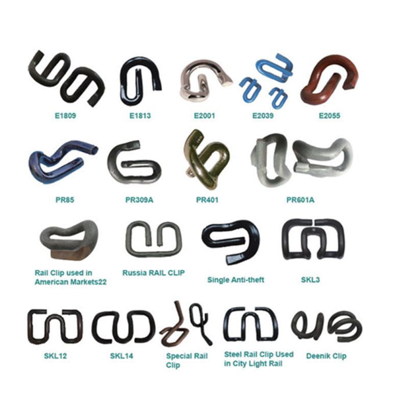 Rail elastische clip